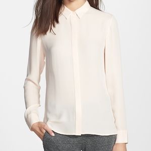 Theory Driya Silk Blouse